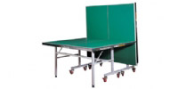 双鱼01-906型（降绿色）单折移动式乒乓球台